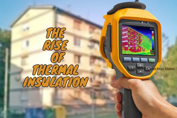 Energy efficiency analysis in Coimbatore by Angle90 Constructions using a thermal imaging camera to highlight the benefits of thermal insulation in buildings.