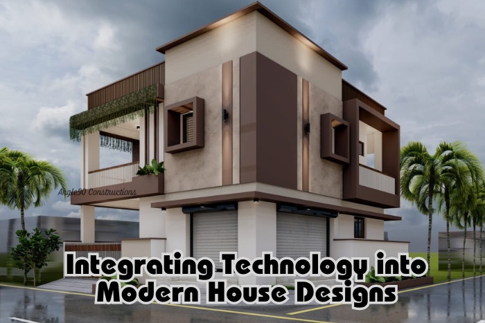 Angle90 Constructions presents a modern home design in Coimbatore, featuring sleek architectural lines and advanced technology integration for a contemporary living experience