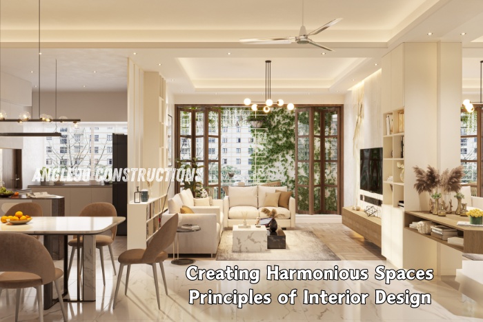 Creating Harmonious Spaces: Principles of Interior Design by Angle90 Constructions. Elevate your home with our expert interior design services in Coimbatore