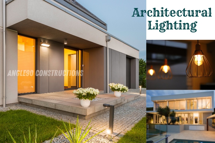 Enhance your home's aesthetics with Angle90 Constructions' architectural lighting solutions in Coimbatore. Illuminate your space with style and sophistication