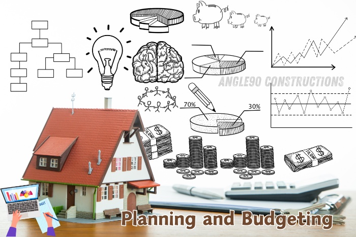 Planning and Budgeting for your home renovation with Angle90 Constructions in Coimbatore. Our expert team ensures efficient cost management for every project