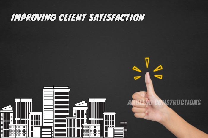 Client satisfaction in construction projects highlighted by positive feedback and service excellence, managed by Angle90 Constructions in Coimbatore