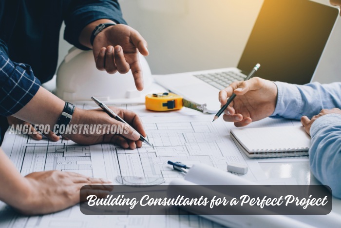 Building consultants at Angle90 Constructions in Coimbatore, offering professional planning and project management for Construction Company