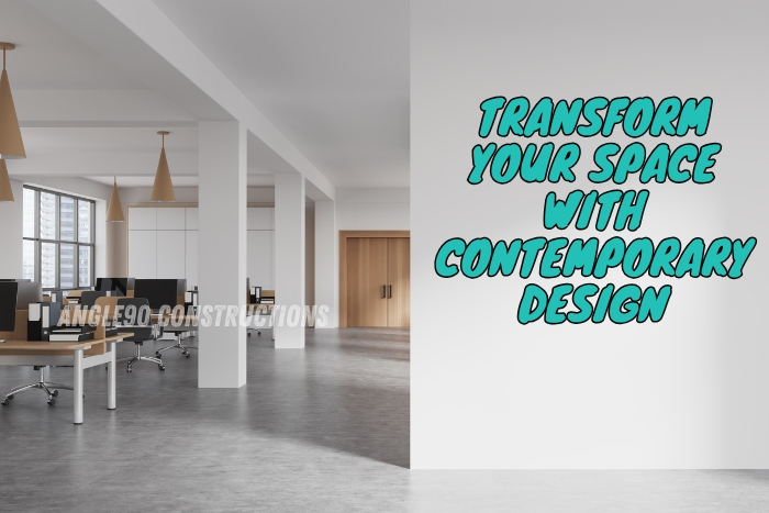 Transform your space with Construction Company and contemporary interior design by Angle90 Constructions in Coimbatore modern aesthetics for homes and offices