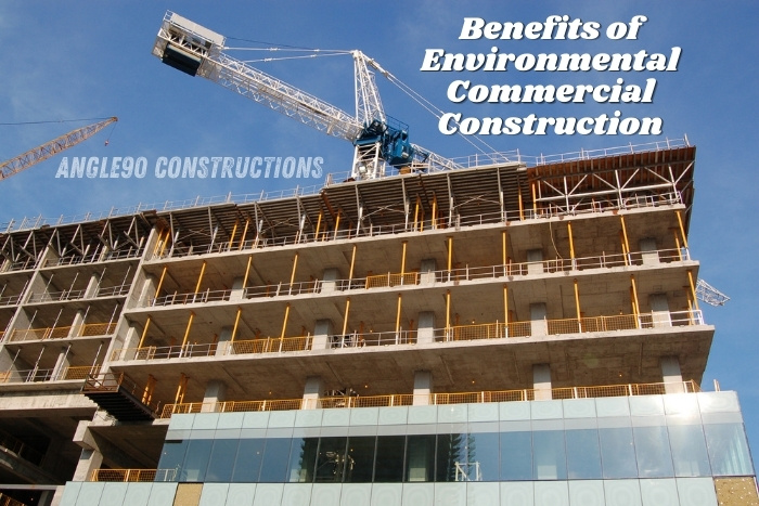Environmental commercial construction in Coimbatore by Angle90 Constructions, focusing on sustainable building solutions