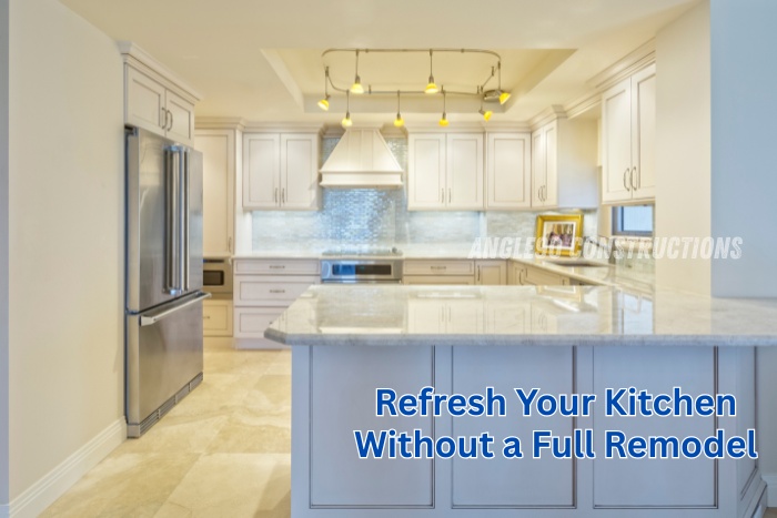 Affordable kitchen makeover ideas by Angle90 Constructions in Coimbatore