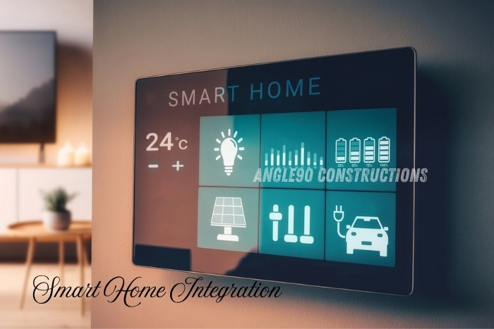 Angle90 Constructions offering advanced smart home integration for modern residential projects
