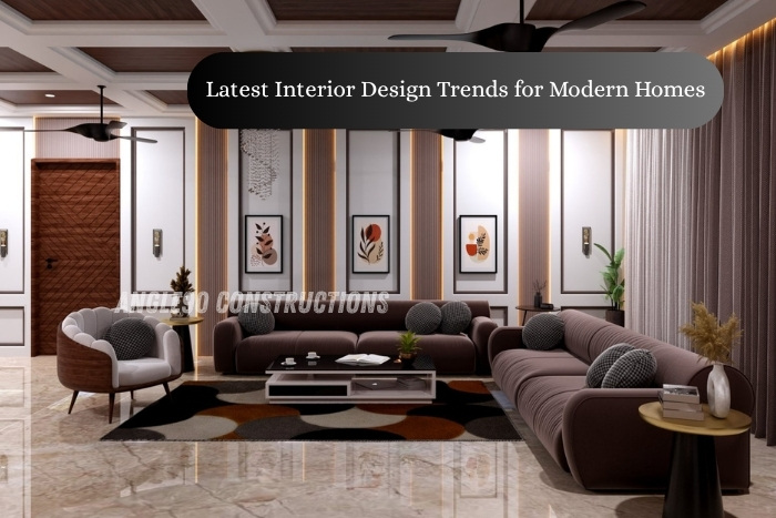Interior design services by Angle90 Constructions creating stylish and functional modern homes